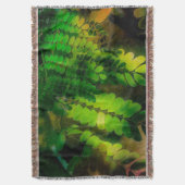 Groene Bladeren Deken (Voorkant Verticaal)