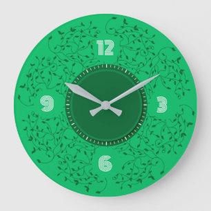 Groene bladeren grote klok