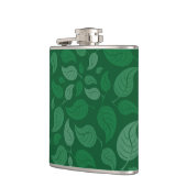 Groene bladeren heupfles (Links)