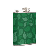 Groene bladeren heupfles (Rechts)