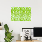 Groene bladeren, Homage Matisse Poster (Thuiskantoor)