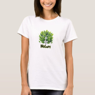 Groene bladeren Natuur T-shirt