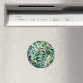 GROENE BLADEREN, PAARSE STENGELS VAN SHARON SHARPE MAGNEET (Insitu (Vaatwasser))