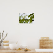 Groene bladeren poster (Keuken)