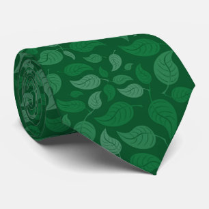 Groene bladeren stropdas