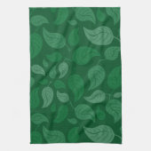 Groene bladeren theedoek (Verticaal)