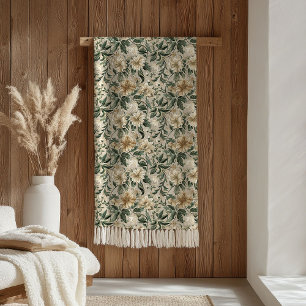 Groene Bladerendeken Lux Botanische Huisstijl Fleece Deken