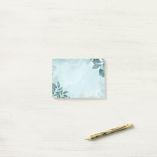 Groene bladluis post-it® notes (Op bureau)