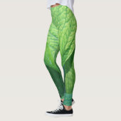Groene bladpeggins leggings (Links)