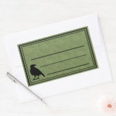 Groene blanco-Stickers Rechthoekige Sticker (Envelop)