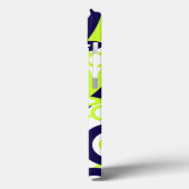 Groene blauwe bladeren Case-Mate iPhone case (Achterkant / Links)