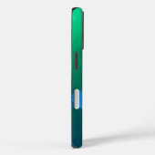 Groene blauwe gradiënt van wolkwal Case-Mate iPhone case (Achterkant / Rechts)