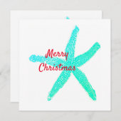 Groene Blauwe Kerst van de Blauwe Kerst van de Sta (Voorkant / Achterkant)