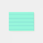 Groene blauwe lijn post-it® notes (Voorkant)