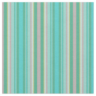 Groene, Blauwgroen en roze Abstracte geometrische Stof