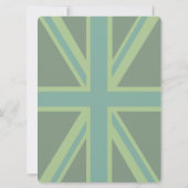 Groene Blauwgroen Keep Calm and Jouw tekst Union-a (Achterkant)