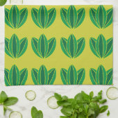 Groene Bloem Bloemstuk Theedoek (Gevouwen)