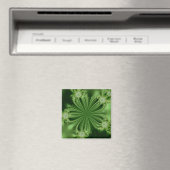 Groene Bloem Fractal Magneet (Insitu (Vaatwasser))