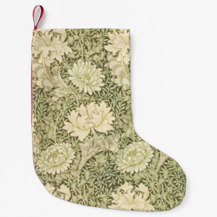 Groene Bloem Illustratie Bloemen Kerstpatroon Kleine Kerstsok