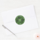 Groene Bloem Stickers (Envelop)