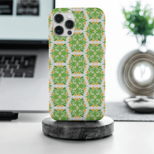 Groene bloemen, patroon van bloemen, bloempatroon iPhone 15 pro max hoesje