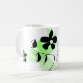 Groene Bloementuin Koffiemok (Voorkant links)