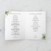 Groene Bloemhart Scriptuur Trouw Programma (Binnen)