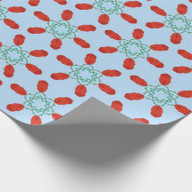 groene bloemmotieven geometrisch patroonontwerp