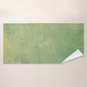 groene, blote textuur badhanddoek (Badhanddoek)