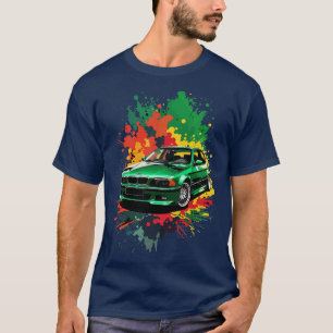Groene BMW E39 T-shirt