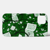 Groene boeken achtergrond Case-Mate iPhone case (Achterkant (horizontaal))
