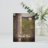 Groene Boerderij Pastures Hartelijk dank Briefkaart (Staand voorkant)
