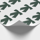 Groene Bogen Cadeaupapier (Hoek)