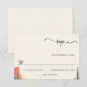 Groene Boho blad woestijn cactussen succulent brui RSVP Kaartje (Voorkant / Achterkant)