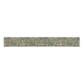 Groene Boho Bloemenlint Grosgrain Lint (Voorkant)