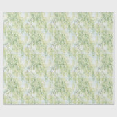 Groene Bomen Cadeaupapier (Vlak)
