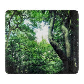 Groene bomen snijplank (Voorkant)