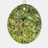 Groene Bonen... Keramisch Ornament (Links)