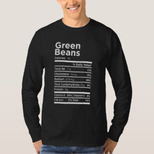 Groene Bonen Voedingswaarde Feiten Thanksgiving K T-shirt