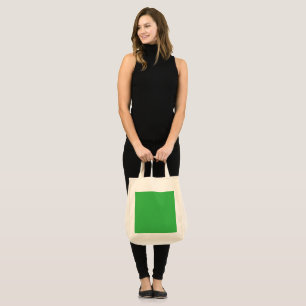 Groene boodschappentas Minimalistische canvas bood Tote Bag