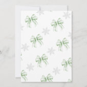 Groene Boog Baby Het is Koud Buiten Winter Baby Sh Kaart (Achterkant)