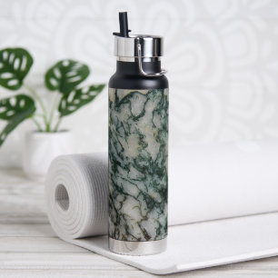 Groene boom Agate Stone Patroon Waterfles