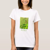 Groene boom Australische kikker T-shirt (Voorkant)