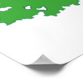 Groene boom poster (Hoek)