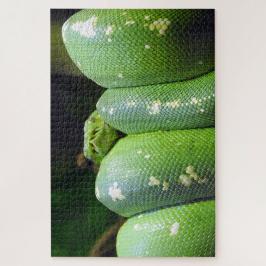 Groene boomPython Legpuzzel (Verticaal)