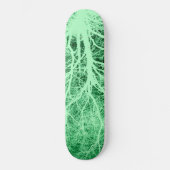 Groene boomsilhouet skateboard (Voorkant)