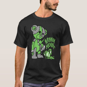 Groene Boon 5s Verliezer Hart Drip 5 Retro Groene T-shirt