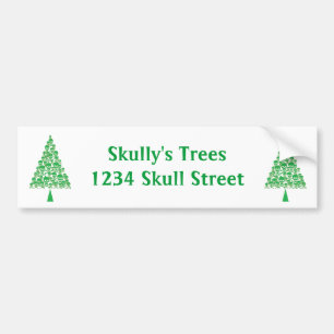 Groene borstboom bumpersticker