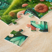 Groene Bos Fee Legpuzzel (Zijkant)