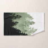 Groene bosdroom #1 #decor #art bad handdoek (Handdoek)